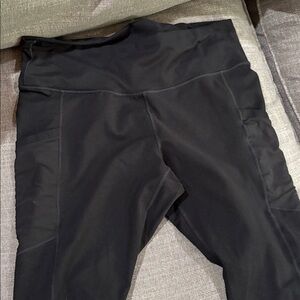 Fabletics PowerHold Black Leggings- short